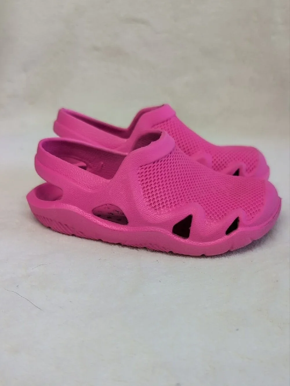 wonder nation Bubblegum Hot Pink Kids Slip-On Clog Sandals